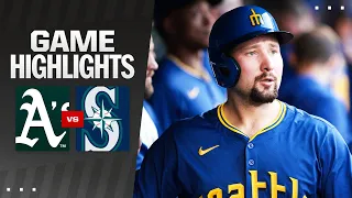 A's vs. Mariners Game Highlights (5/10/24) | MLB Highlights