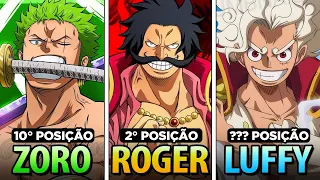 OS 10 PERSONAGENS MAIS FORTES DE ONE PIECE (SEGUNDO OS JAPONESES)