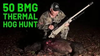 CRAZY .50 BMG Night Hog Hunt