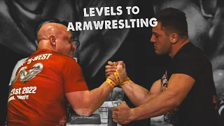 The Levels to Armwrestling