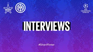 SHERIFF vs INTER | INZAGHI + RANOCCHIA PRE-MATCH EXCLUSIVE INTERVIEWS 🎙️⚫🔵