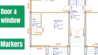 Door & Window Markers | 005 Working drawings | Archicad