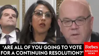 James McGovern Asks Lauren Boebert, Matt Gaetz Point Blank If They Anticipate Government Shutdown