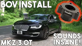 2017 Lincoln MKZ 3.0T BOV Install - SOUNDS INSANE!