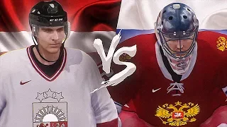 ЧЕМПИОНАТ МИРА ПО ХОККЕЮ 2020 - РОССИЯ vs ЛАТВИЯ - КАРЬЕРА ЗА РОССИЮ - NHL LEGACY EDITION