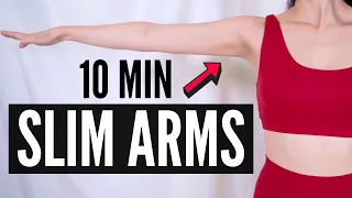 10 MIN SLIM ARMS WORKOUT | Do This Every Day to Lose Flabby Arms in 20 DAYS (No Equipment) | MishMe