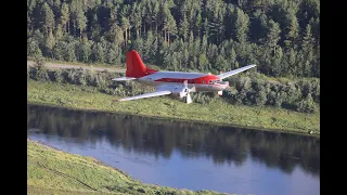 THE SIGHT & THE SOUND 2/7 : Flight onboard IL-14 147001640  from / to Orlovka along the River Volga