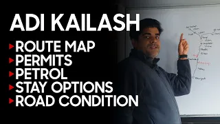 Adi Kailash - Om Parvat - How To Reach  | Route Map | Permit |  All Info