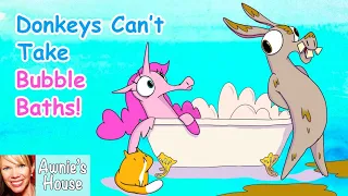 🦄 Kids Book Read Aloud: DONKEYS CAN'T TAKE BUBBLE BATHS! by Pragya Tomar and Ramona Maclean