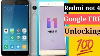 Redmi not 4 frp bypass | without pc | xiaomi not 4 Google frp bypass |  Google Account Bypass not 4