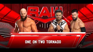 WWE 2K24 - WWE Raw Handicap 1 on 2 - Braun Strowman Vs JD McDonagh & Finn Bálor