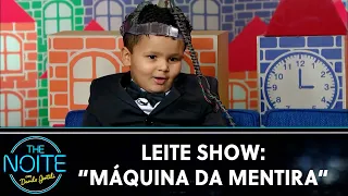 Crianças do Leite Show passam pela "máquina da mentira" | The Noite (21/05/24)