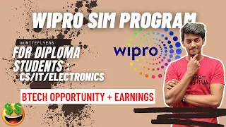 Wipro SIM Program | Diploma holders | Build Career in IT | CS/IT/Electronics/Telecommunication