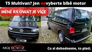 Volkswagen T5 Multivan je s blbým motorem jezdící past. Nevěřte v nesmrtelnostT5. Dovoz aut Mujdovoz