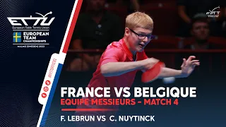 Félix LEBRUN vs Cédric NUYTINCK | France-Belgique | Malmö 2023