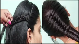 easy & simple hairstyles for functions/ beautiful hairstyles for girls/ easy wedding hairstyles.