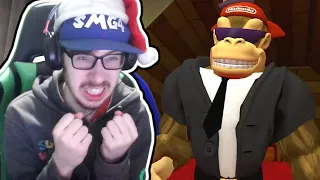 Mario Plays Cursed Mario Games Reaction! | LAWYER KONG RETURNS?! | SMG001