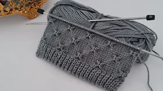 YENİ Örgü Modeli ✅️ Atkı Bere Yelek Şal İçin Örgü modeli ✅️ Knitting Crochet.