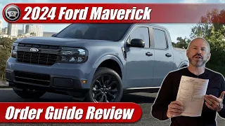 2024 Ford Maverick Order Guide Reveals What's New & What's Not