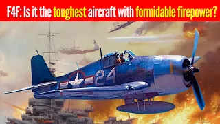 F4F | The tough fighter for japanese Zero in the Pacific | F4F wildcat | firepower legacy #ww2