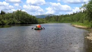 Путешествие по реке Косьва. Гора Ослянка, порог "Медвежьи головы" и встреча с самим медведем...