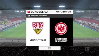 FIFA 23 | VFB Stuttgart vs Eintracht Frankfurt - Mercedes-Benz Arena | Gameplay