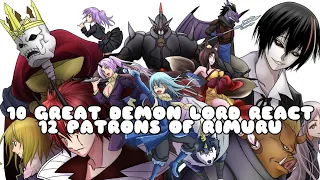 10 Great Demon Lord React 12 Patrons Of Rimuru
