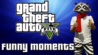 GTA Funny Moments w/ The Team | Invincible Geo, Faggio vs Mount Chilliad & More!