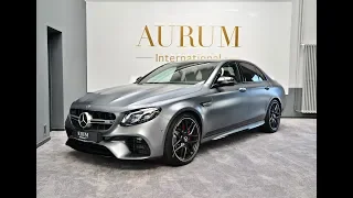 MERCEDES-BENZ E 63 AMG S 4MATIC+ *EDITION 1* Selenitgrau magno Walkaround by AURUM International