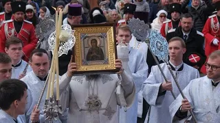 В Краснодар прибыла мироточивая икона Божией Матери "Умягчение злых сердец"