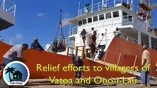 Tropical Cyclone Gita relief works to villagers of Ono-i-Lau and Vatoa