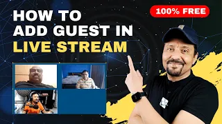 How To Invite And Add Guest In Live Stream | Live Stream Like A News Channel | Prism Live Studio