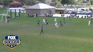 High schooler scores insane bicycle kick | FOX SOCCER