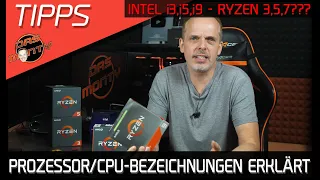 CPU/Prozessor Bezeichnungen einfach erklärt | Was bedeutet Core i9 oder Ryzen 5900X? | DasMonty