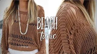 Вяжу ЗА 1 ДЕНЬ! 🔥СУПЕР ПРОСТАЯ ТУНИКА КРЮЧКОМ! HOW TO CROCHET TUNIC