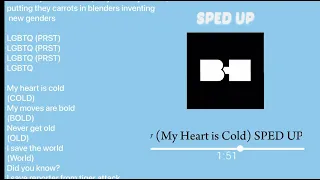 Bad History - PUTIN (My Heart is Cold) Sped up + Pitched | Lyrics