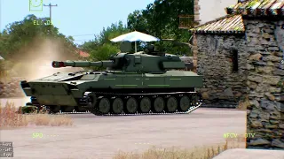 MAY 17 TRAGEDY! A giant American laser tank destroys 650 Russian military vehicles - ARMA 3