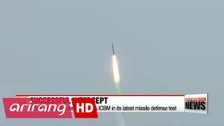 U.S. successfully intercepts simulated ICBM in missile shield test