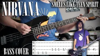 NIRVANA - Smells like teen spirit - Bass Cover With Tabs