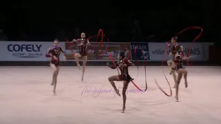 RUSSIA 3 ribbons 2 ropes - 2010 Thiais Groups AA