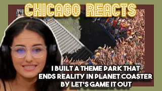 Voice Actor Reacts to I Built a Theme Park That Ends Reality in Planet Coaster by Let’s Game It Out