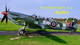 My dream flight in a WW11 Spitfire