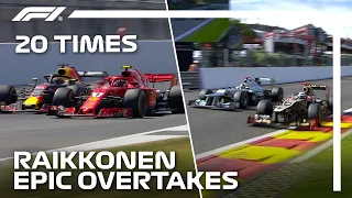 20 Times Kimi Raikkonen Pulled Off An Epic Overtake