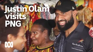 NRL superstar Justin Olam visits PNG | That Pacific Sports Show | ABC Australia