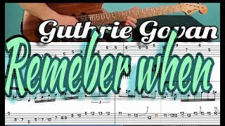 GUTHRIE GOVAN REMEMBER WHEN