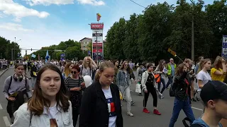 День города Нарва 2019. Праздничное шествие по городу