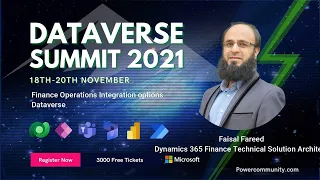 Finance Operations Integration options Dataverse - Dataverse Summit 2021