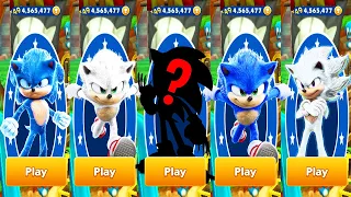 Sonic Dash - Movie Sonic vs Movie Hyper Sonic vs Secret Characters defeat All Bosses Zazz Eggman
