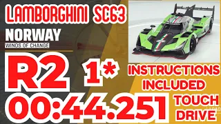 Asphalt 9 - LAMBORGHINI SC63 Grand Prix Round 2 | 1⭐ Touchdrive Instructions | Winds of Change
