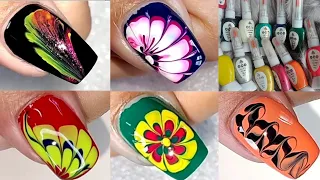 top 5 nailart design using safety pin hack at home 🏠!! #nailart #youtubevideos